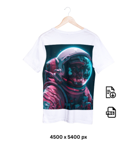 Conception de t-shirt pour POD - Astronaute à la dérive